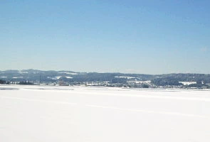 雪景色の魚沼地方