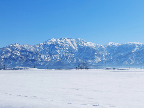 冬の八海山